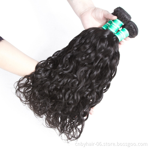 Brazilian Human Hair Bundles Virgin Hair Bundles Water Wave Hair Bundles